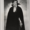 Jean LeClerc in the 1977-80 Broadway revival of Dracula, sets by Edward Gorey