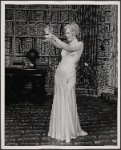 Lauren Thompson in the 1977-80 Broadway revival of Dracula, sets by Edward Gorey