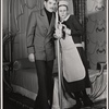 Everett McGill and Gretchen Oehler in the 1977-80 Broadway revival of Dracula, sets by Edward Gorey