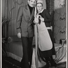 Everett McGill and Gretchen Oehler in the 1977-80 Broadway revival of Dracula, sets by Edward Gorey