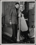 Everett McGill and Gretchen Oehler in the 1977-80 Broadway revival of Dracula, sets by Edward Gorey