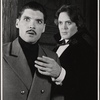 Everett McGill and Raul Julia in the 1977-80 Broadway revival of Dracula, sets by Edward Gorey