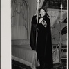 Raul Julia in the 1977-80 Broadway revival of Dracula, sets by Edward Gorey