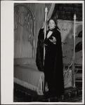 Raul Julia in the 1977-80 Broadway revival of Dracula, sets by Edward Gorey