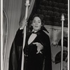 Raul Julia in the 1977-80 Broadway revival of Dracula, sets by Edward Gorey