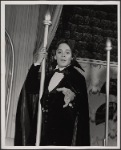 Raul Julia in the 1977-80 Broadway revival of Dracula, sets by Edward Gorey