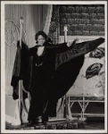 Raul Julia in the 1977-80 Broadway revival of Dracula, sets by Edward Gorey