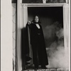 Raul Julia in the 1977-80 Broadway revival of Dracula, sets by Edward Gorey