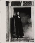 Raul Julia in the 1977-80 Broadway revival of Dracula, sets by Edward Gorey