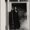 Raul Julia in the 1977-80 Broadway revival of Dracula, sets by Edward Gorey