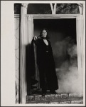 Raul Julia in the 1977-80 Broadway revival of Dracula, sets by Edward Gorey