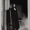 Raul Julia in the 1977-80 Broadway revival of Dracula, sets by Edward Gorey