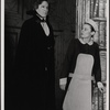 Raul Julia and Gretchen Oehler in the 1977-80 Broadway revival of Dracula, sets by Edward Gorey