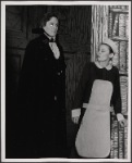 Raul Julia and Gretchen Oehler in the 1977-80 Broadway revival of Dracula, sets by Edward Gorey