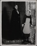 Raul Julia and Gretchen Oehler in the 1977-80 Broadway revival of Dracula, sets by Edward Gorey