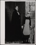 Raul Julia and Gretchen Oehler in the 1977-80 Broadway revival of Dracula, sets by Edward Gorey