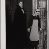 Raul Julia and Gretchen Oehler in the 1977-80 Broadway revival of Dracula, sets by Edward Gorey