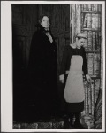 Raul Julia and Gretchen Oehler in the 1977-80 Broadway revival of Dracula, sets by Edward Gorey