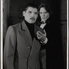 Everett McGill and Raul Julia in the 1977-80 Broadway revival of Dracula, sets by Edward Gorey