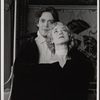 Raul Julia and Valerie Mahaffey in the 1977-80 Broadway revival of Dracula, sets by Edward Gorey