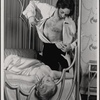 Valerie Mahaffey and Raul Julia in the 1977-80 Broadway revival of Dracula, sets by Edward Gorey