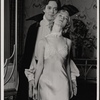Raul Julia and Valerie Mahaffey in the 1977-80 Broadway revival of Dracula, sets by Edward Gorey