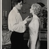 Raul Julia and Valerie Mahaffey in the 1977-80 Broadway revival of Dracula, sets by Edward Gorey