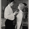 Raul Julia and Valerie Mahaffey in the 1977-80 Broadway revival of Dracula, sets by Edward Gorey