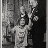 Richard Kavanaugh [kneeling], Dillon Evans and Jerome Dempsey in the 1977-80 Broadway revival of Dracula, sets by Edward Gorey