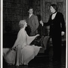 Valerie Mahaffey, Alan Coates and Raul Julia in the 1977-80 Broadway revival of Dracula, sets by Edward Gorey