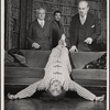 Dillon Evans, Everett McGill, Richard Kavanaugh [reclining] and Jerome Dempsey in the 1977-80 Broadway revival of Dracula, sets by Edward Gorey