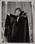 Jean LeClerc in the 1977-80 Broadway revival of Dracula, sets by Edward Gorey