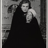 Jean LeClerc and Betsy Beard in the 1977-80 Broadway revival of Dracula, sets by Edward Gorey