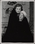 Jean LeClerc and Betsy Beard in the 1977-80 Broadway revival of Dracula, sets by Edward Gorey