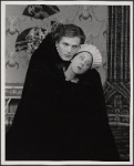 Jean LeClerc and Betsy Beard in the 1977-80 Broadway revival of Dracula, sets by Edward Gorey