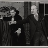 Jean LeClerc and Peter Walker in the 1977-80 Broadway revival of Dracula, sets by Edward Gorey