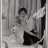 Lauren Thompson and Jean LeClerc in the 1977-80 Broadway revival of Dracula, sets by Edward Gorey