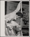 Jean LeClerc and Lauren Thompson in the 1977-80 Broadway revival of Dracula, sets by Edward Gorey