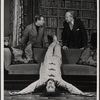 Louis Beachner, Peter Walker and Richard S. Levine in the 1977-80 Broadway revival of Dracula, sets by Edward Gorey