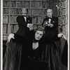 Alan Coates, Jean LeClerc and Peter Walker in the 1977-80 Broadway revival of Dracula, sets by Edward Gorey