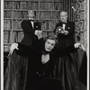 Alan Coates, Jean LeClerc and Peter Walker in the 1977-80 Broadway revival of Dracula, sets by Edward Gorey