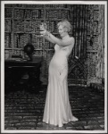 Lauren Thompson in the 1977-80 Broadway revival of Dracula, sets by Edward Gorey