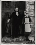 Jean LeClerc and Betsy Beard in the 1977-80 Broadway revival of Dracula, sets by Edward Gorey