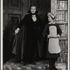 Jean LeClerc and Betsy Beard in the 1977-80 Broadway revival of Dracula, sets by Edward Gorey