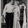 Jean LeClerc and Lauren Thompson in the 1977-80 Broadway revival of Dracula, sets by Edward Gorey