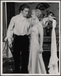 Jean LeClerc and Lauren Thompson in the 1977-80 Broadway revival of Dracula, sets by Edward Gorey