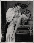 Jean LeClerc and Lauren Thompson in the 1977-80 Broadway revival of Dracula, sets by Edward Gorey