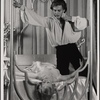 Lauren Thompson and Jean LeClerc in the 1977-80 Broadway revival of Dracula, sets by Edward Gorey