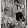 Lauren Thompson and Jean LeClerc in the 1977-80 Broadway revival of Dracula, sets by Edward Gorey