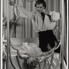 Lauren Thompson and Jean LeClerc in the 1977-80 Broadway revival of Dracula, sets by Edward Gorey